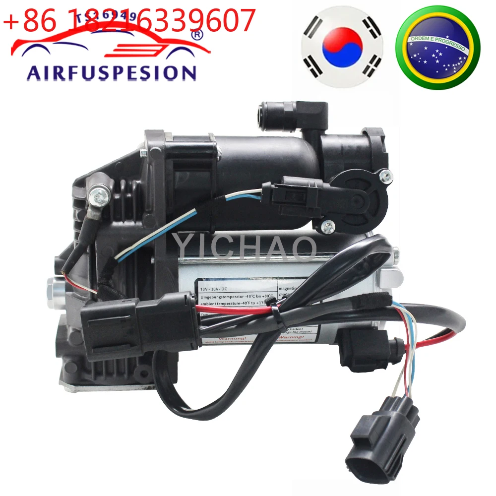 TAO For Land Rover Discovery 3/4 LR3 LR4 Range Rover Sport 2005-2013 AMK Air Suspension Compressor with Line LR061888 LR045251