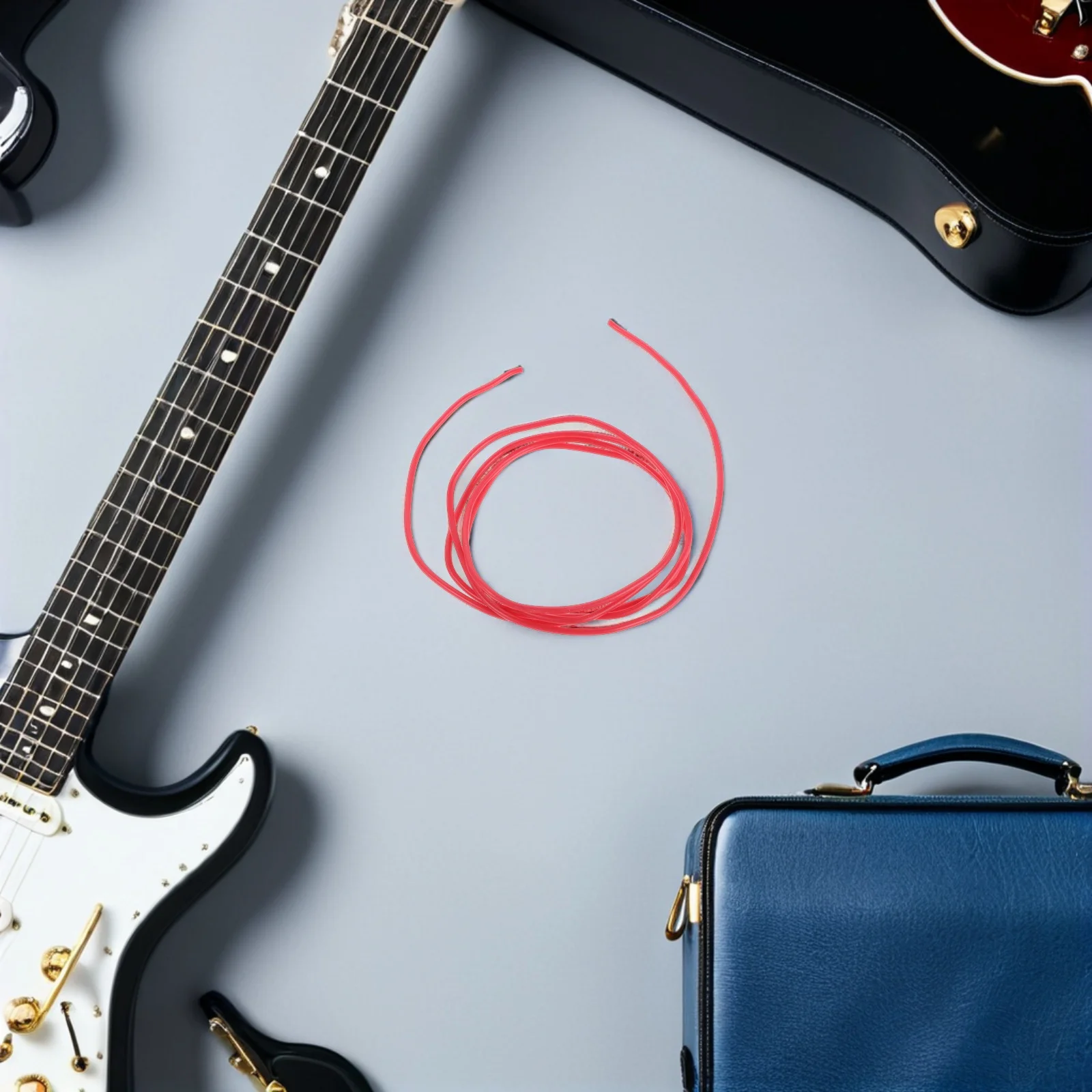 2Pcs Electric Guitar Wiring 1m Shielded Silicone Cable Copper Pickup Wire Bass Parts Accessories Vintage Style