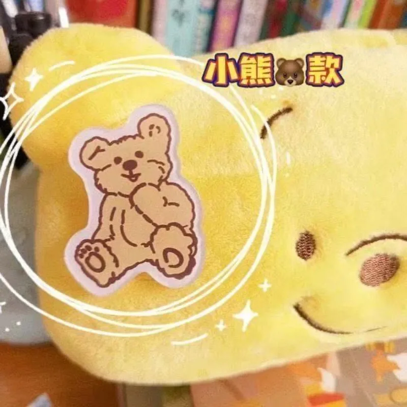 Simple Disney Winnie the Pooh Cute Creative Cartoon Pattern Fashionable Portable Pencil Bag Large Capacity Storage Cosmetic Bag