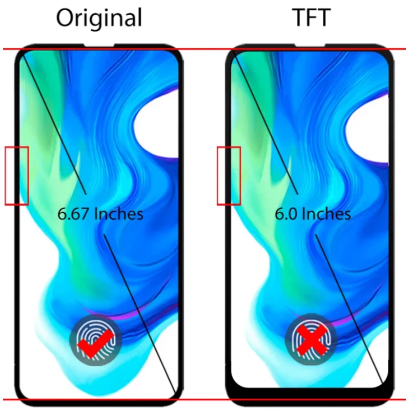 6.67 inch  For Xiaomi Redmi K30 Pro LCD Display Touch Screen Digitizer Assembly For Xiaomi Poco F2 Pro Screen M2004J11 Replace