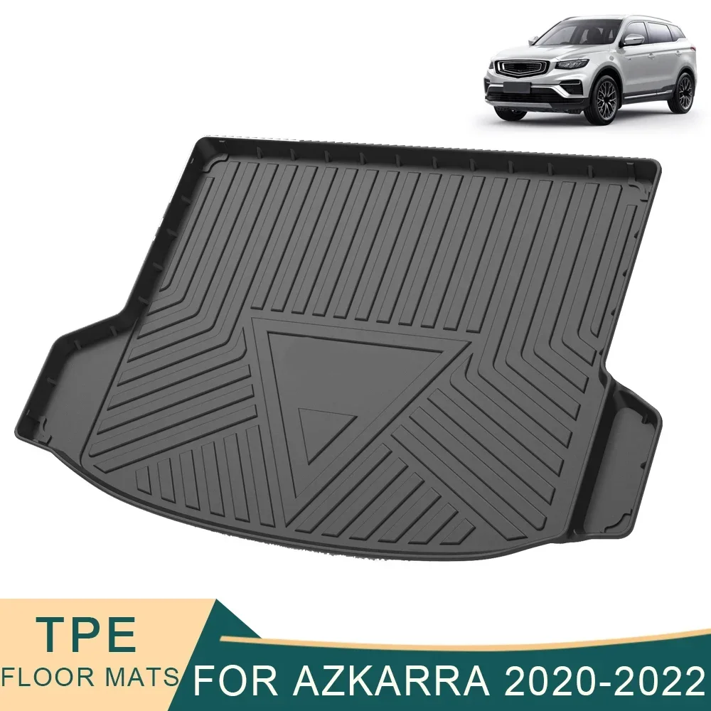 

For Geely Azkarra Boyue Pro 2021 2022 2023 Cargo Liner All-Weather TPE Non-slip Trunk Mats Waterproof Boot Tray Trunk Carpet