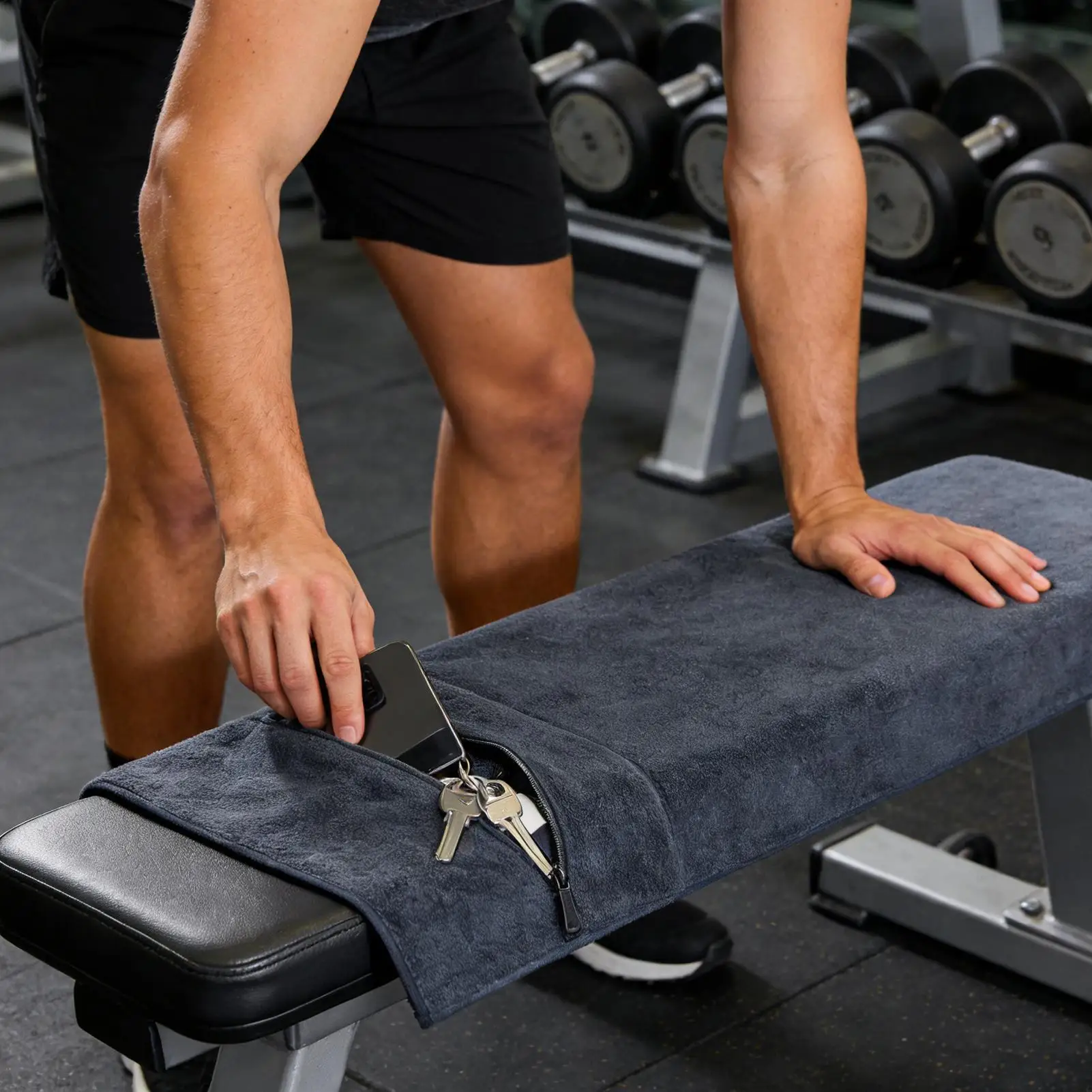 Toallas de Gimnasio de Microfibra de Alta Absorbencia, Toallas para el Sudor para Fitness, Yoga, Tenis, Deportes, Ejercicio, Pilates, Cubierta para Esterilla de Yoga