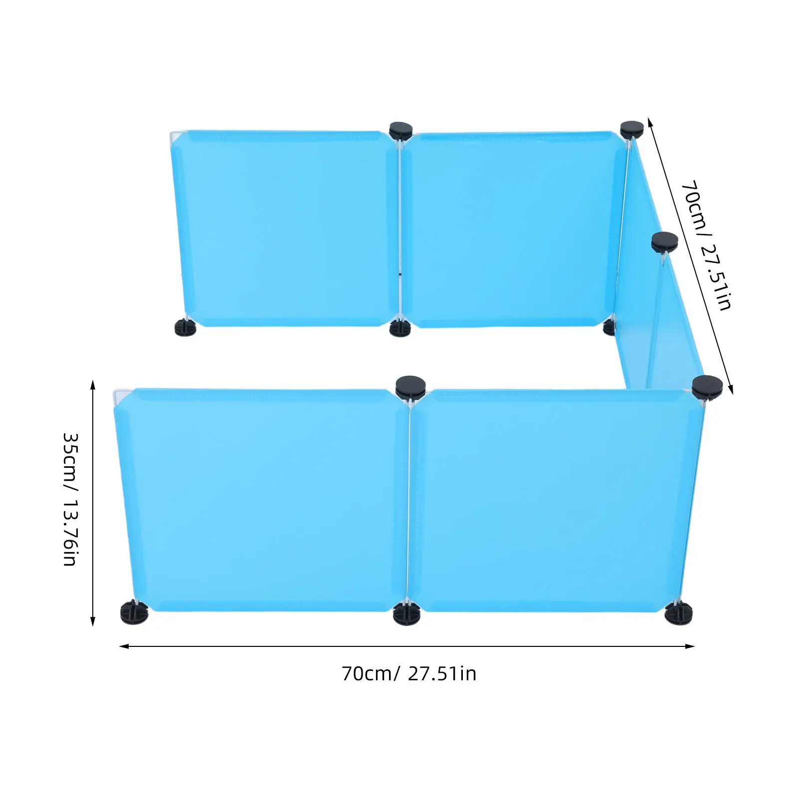 1Set Plastic Litter Box Guard Enclosure for Cats Dogs Puppy Potty Tray Splash Proof Privacy Shield Easy Clean Portable Urine