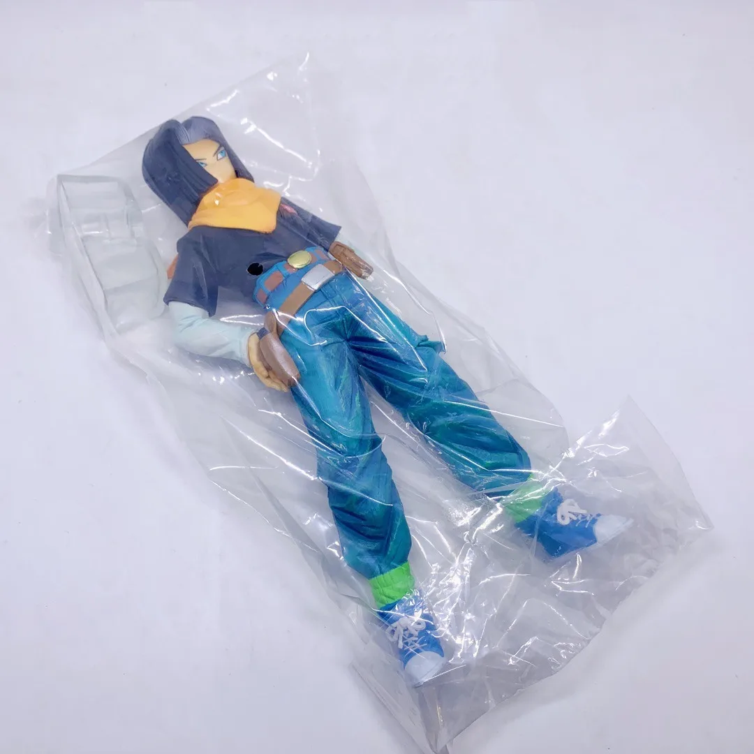 24CM Anime Dragon Ball Z Android 17 18 Figure Android 18 PVC Action Figures Collection Model Toys for Children Christmas Gifts