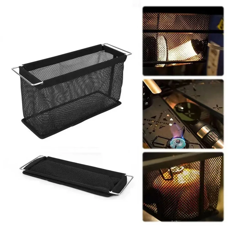 سلال قابلة للطي منظمة سلال قماش شبكية قابلة للطي خفيفة الوزن وجبات خفيفة سلات تخزين منظم قابل للطي-A50M #3