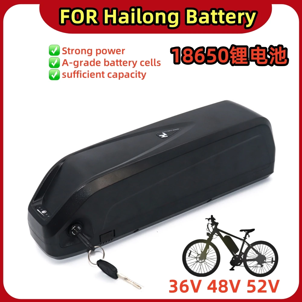 

Hailong Battery 48V 36V 52V 20Ah 30Ah for Bafang BBS02 BBS03 BBSHD Motor Hailong Battery 36V Hailong 48V 16850 lithium battery