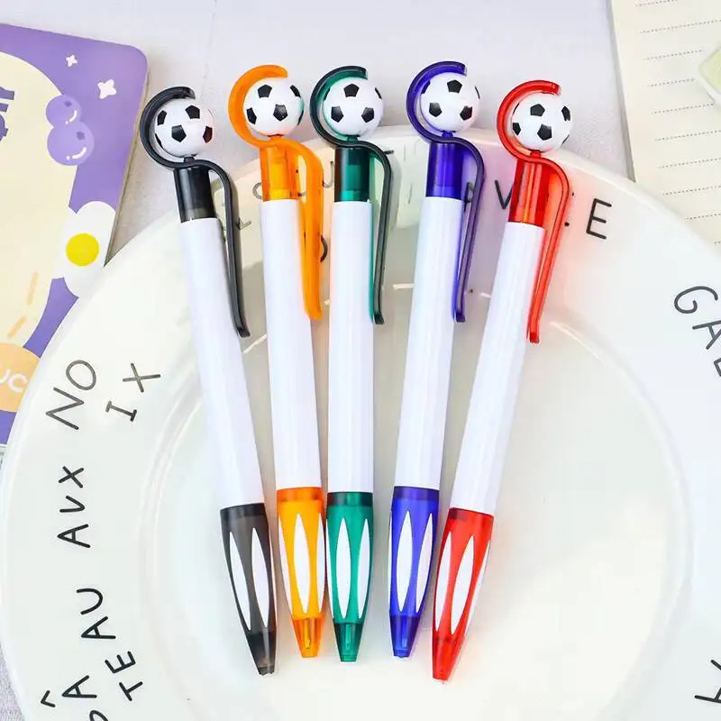 1-5 Cute Football Stationery Office School Creative Pens Writing Supplies Cartoon Ballpoint Pen