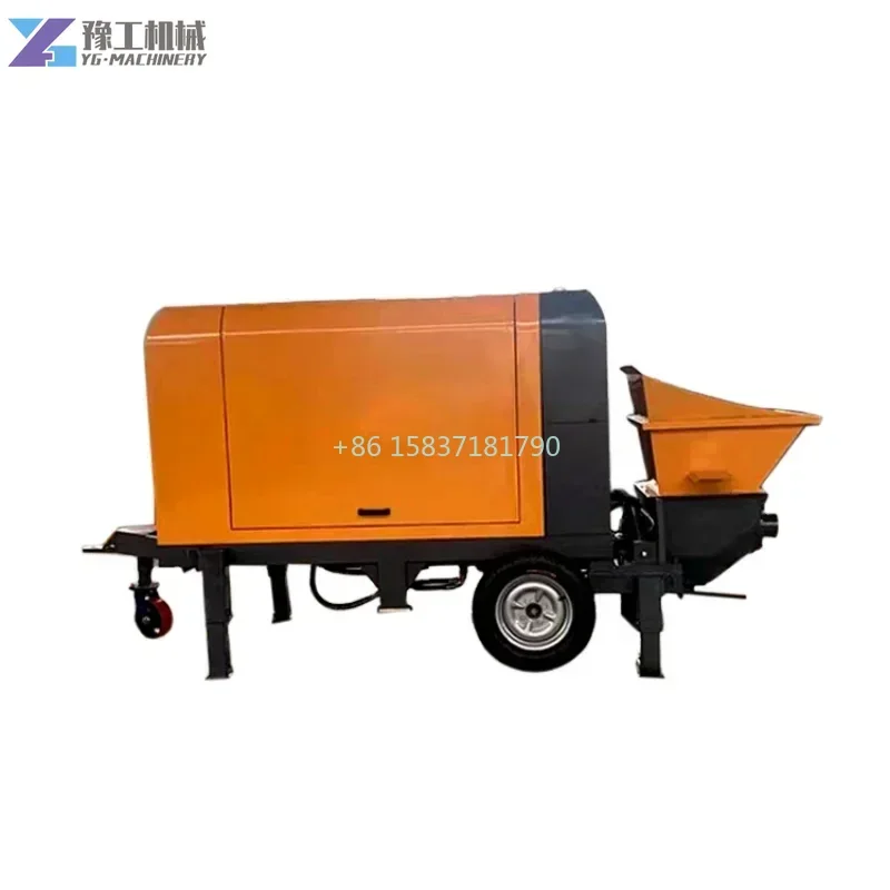Factory Manufacturing Concrete Pump Mixer Main Oil Concrete Pump Building Construction Machine Concrete Pumping Mixer for Mexico