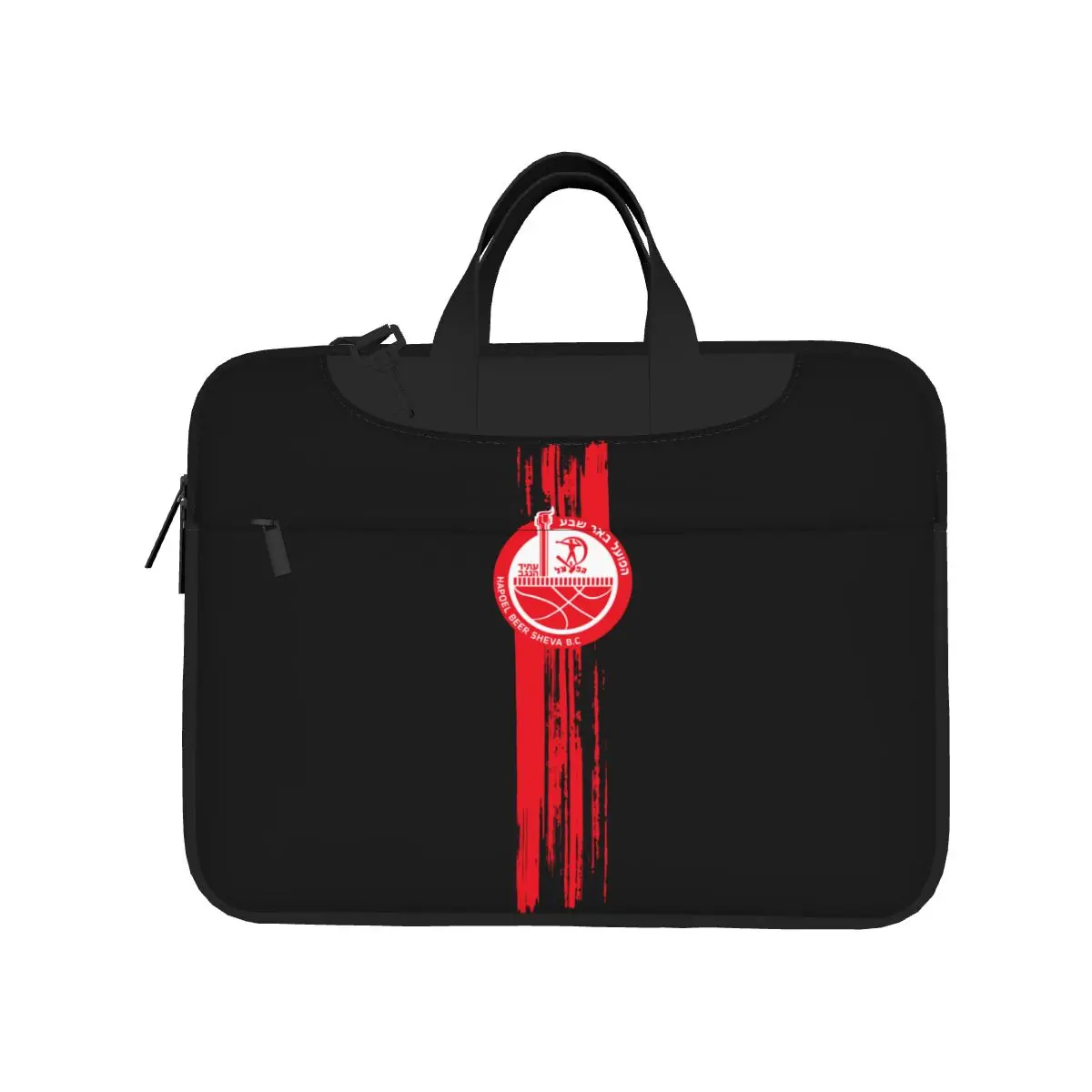 Israel Hapoel Beer Sheva Bc Laptop Shoulder Messenger Bag Sleeve Classic Slim Messenger Bag Business Casual or School