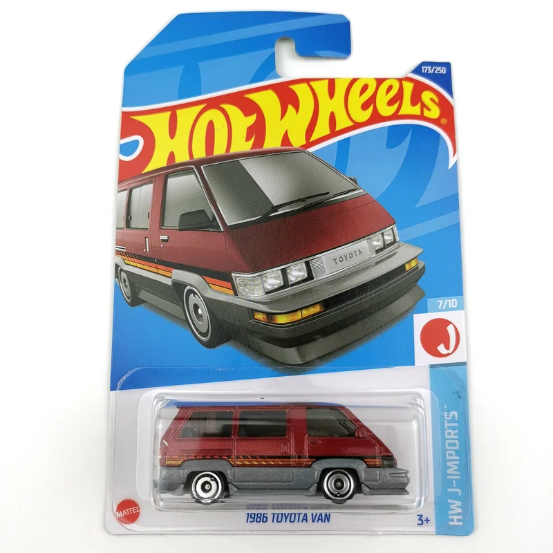 

2022-173 Hot Wheels Cars 1986 TOYOTA VAN 1/64 Металлическая литая модель Коллекция игрушечных транспортных средств