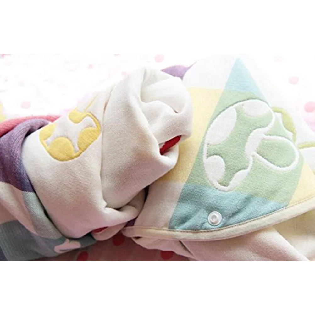 كيس نوم للأطفال، بطانية قطنية يمكن ارتداؤها بدون أكمام، ناعمة وخفيفة الوزن لحديثي الولادة، قماط للأطفال الصغار من عمر 0 إلى 3 سنوات، تغيير حفاضات سهل #2