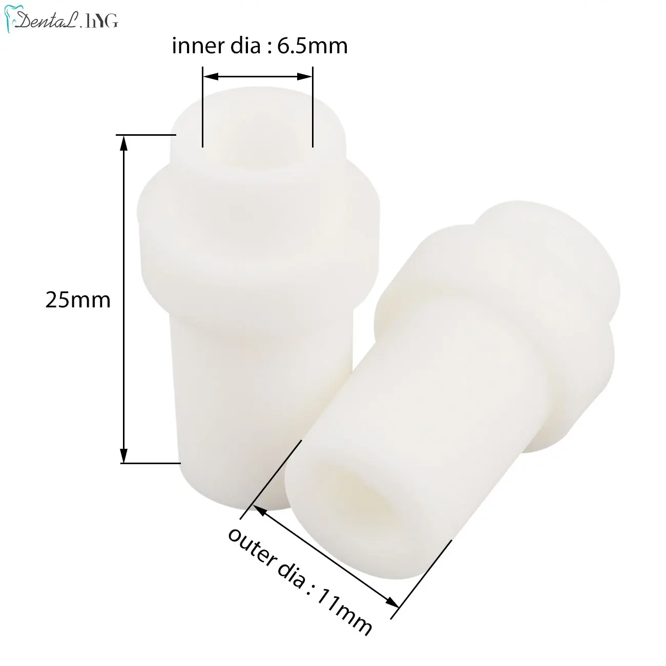 10pcs Plastic Dental Weak Suction Head Suction Adaptor Swivel Convertor Dental Tools  Dentistry Accessories