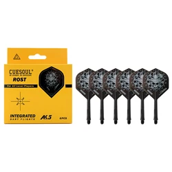 CUESOUL AK5 albero per freccette integrato e voli 6 pezzi STandard Shape-28mm