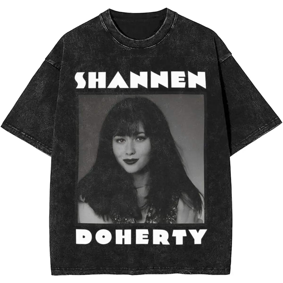 Vintage Vintage Shannen Doherty Actress Shirts Merch Beverly Hills Washed Tee Shirt Men Women Oversize T-shirt Clothing