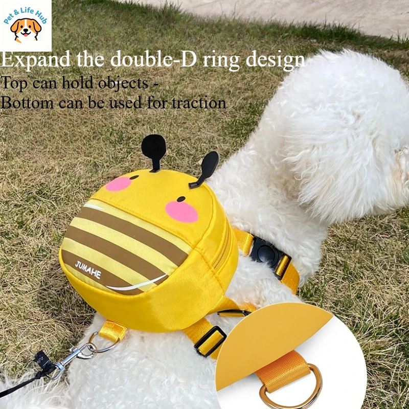 

Сумка для лакомств для питомцев во время прогулок с собакой. Самозакрывающийся пакет для собак. Рюкзак для животных. Маленькая сумка для собак. Может держать поводок. Товары для животных.