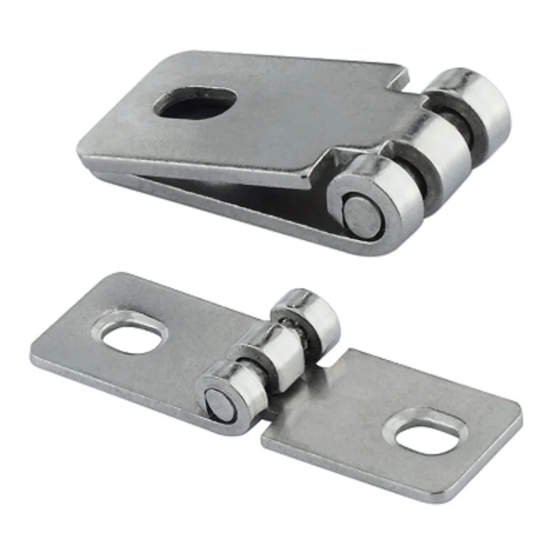 2Pcs Foldable Stainless Steel Nothing Frame Hinge Balcony Window Decorative Hinges for Wooden Wine Box Case Jewelry Gift Cabinet
