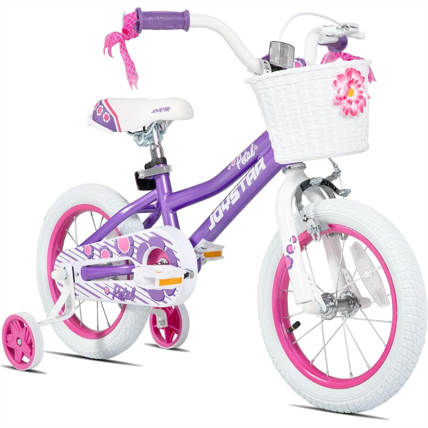 

Girls Bike for Toddlers and Kids Age 3-10 Years, 12 14 16 20 Inch with Training Wheels and Handbrakes, Multiple Colors