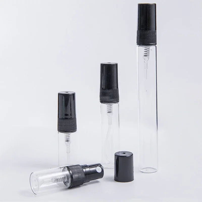 8/16pcs Refillable Perfume Bottle Portable Glass Spray Bottle Container Refill Atomizer Perfume Travel Bottle