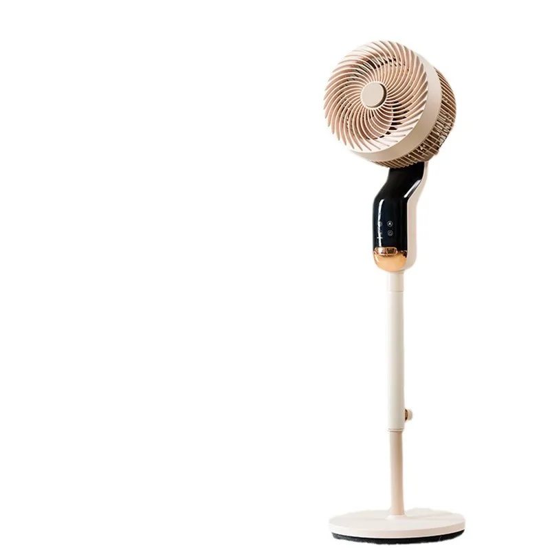 AI voice circulating fan household vertical floor electric fan telescopic adjustment air convection fan frequency conversion