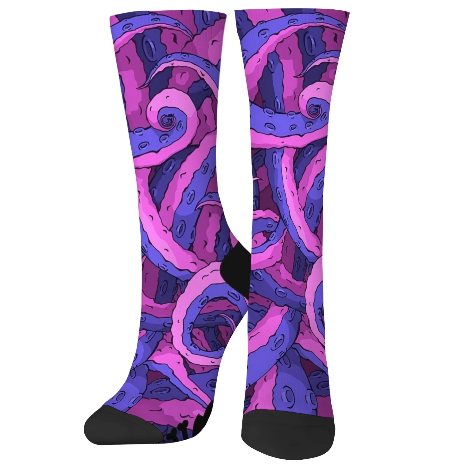 للجنسين مخالب الأخطبوط مخالب الهيب هوب طاقم الجوارب الأرجواني الوردي مريحة الشارع الشهير عادية الرياضة اليومية والاستخدام في الهواء الطلق