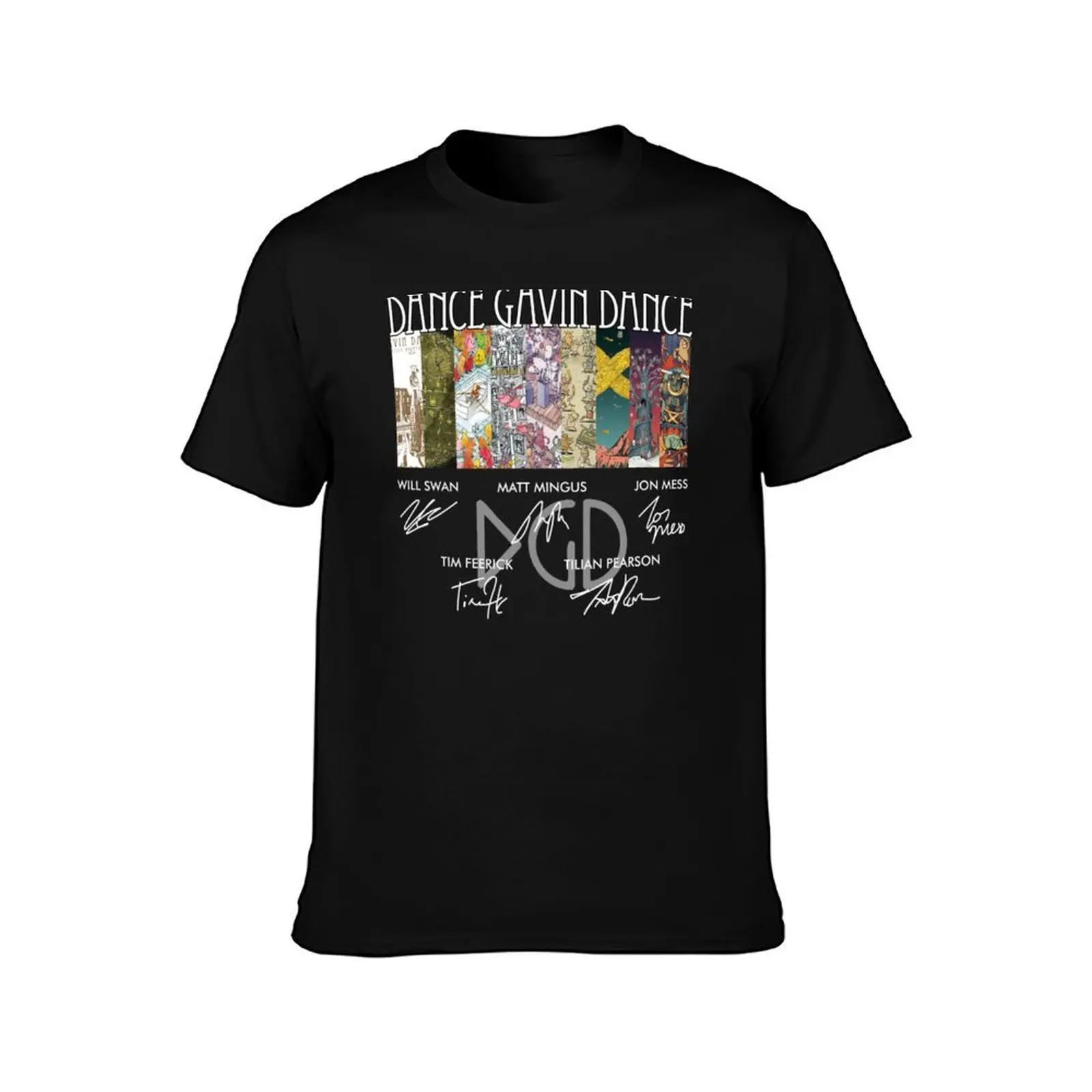 Dance Gavin Dance Will Swan Matt Mingus Jon Mess, Graphic Trending Unisex Youth T-Shirt Outdoor Work Short Sleeve Top