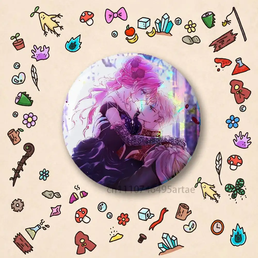 Villains Are Comics D-Destined to Die Badges Button Round Creative Brooch Badge Bag Decor Accessories