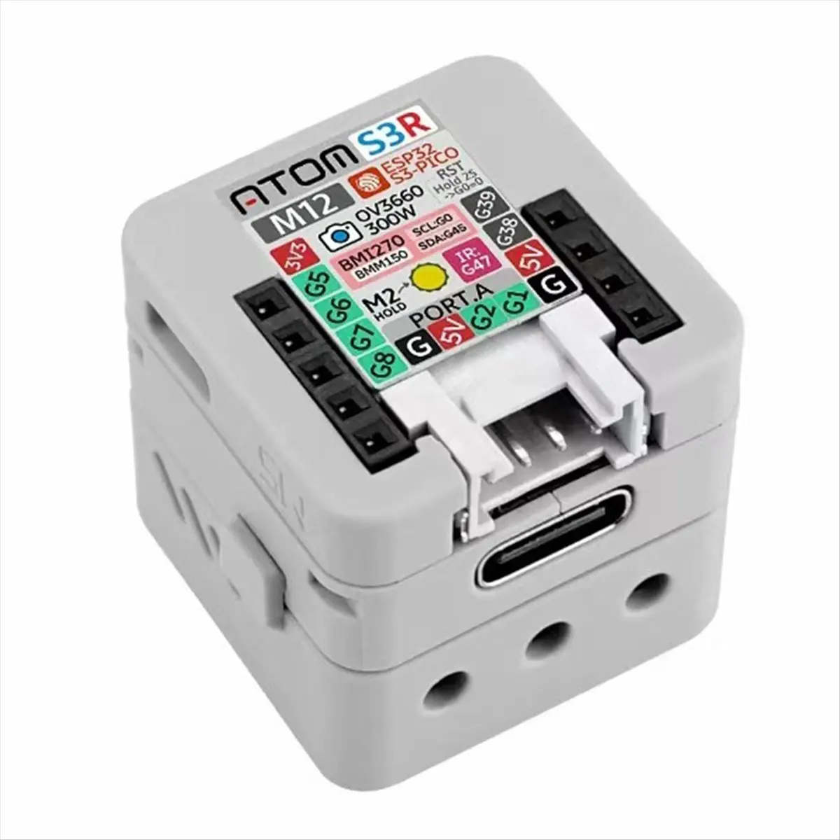 Para ATOMS3R Kit de cámara versión Sensor OV3660 de alta resolución controlador programable de cámara gran angular