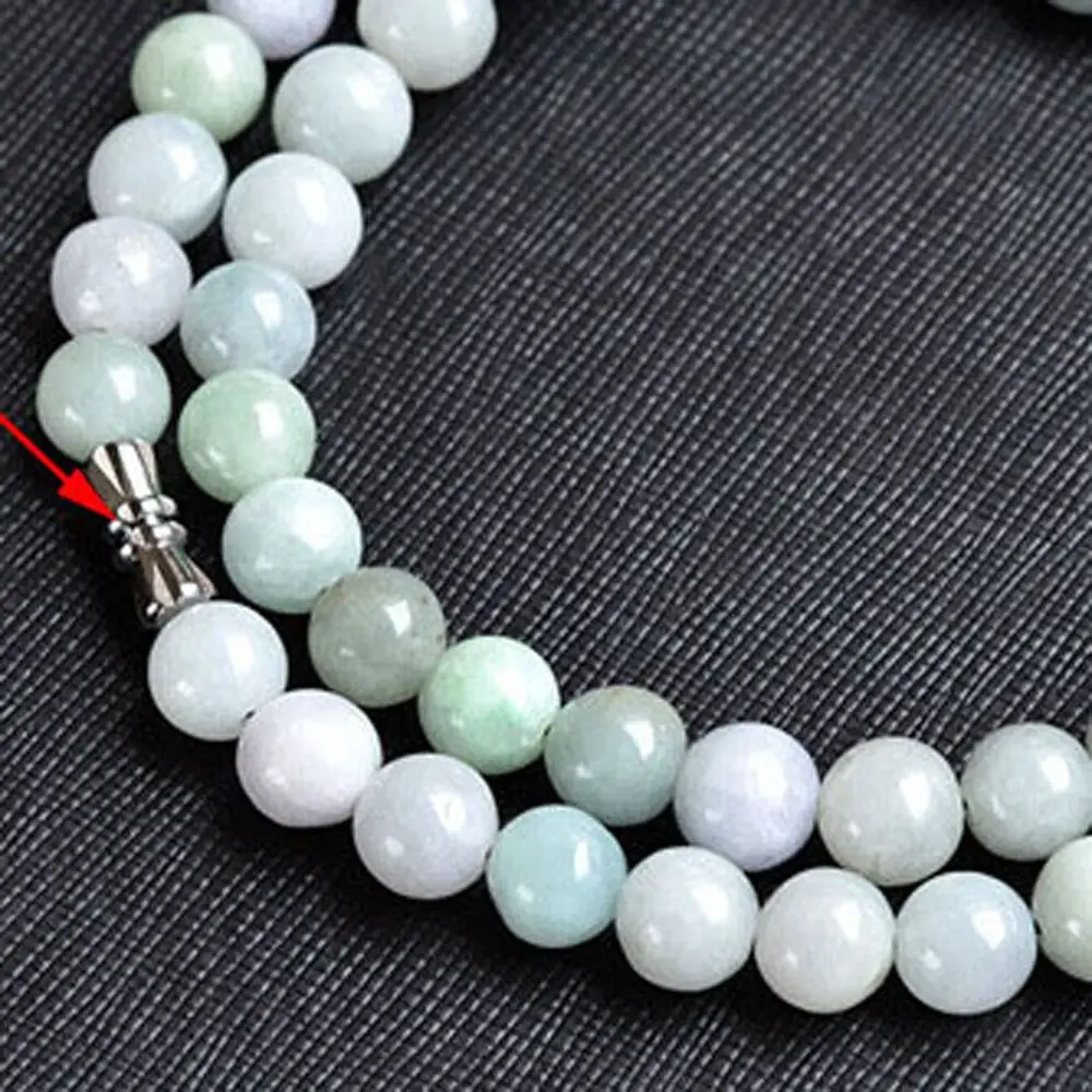 Metal For Necklace Bracelet Connect buckle Connector Screw Clasps Jewelry Making Spacer Beads Findings Hole