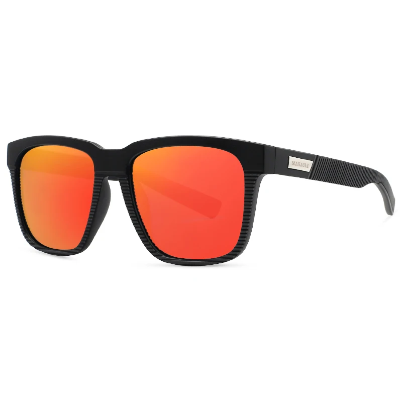 JULI Quadratische, übergroße, polarisierte Sonnenbrille für große Köpfe, Herren, Retro, Vintage, XXL, supergroße Sonnenbrille, UV-Schutz, MJ8023 – Detail 15