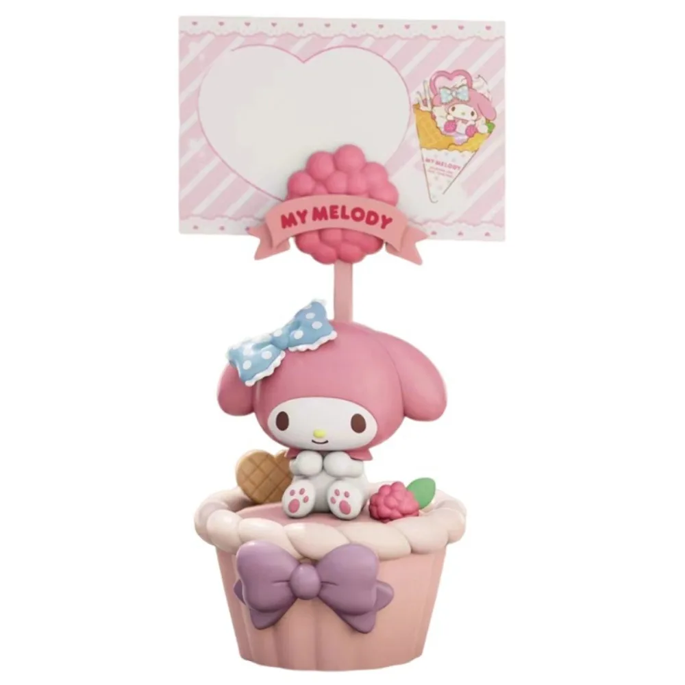 

Genuine Sanrio Characters Dessert Series Cinnamoroll Hello Kitty My Melody Pochacco Desktop Decorations Message Notes Garage Kit