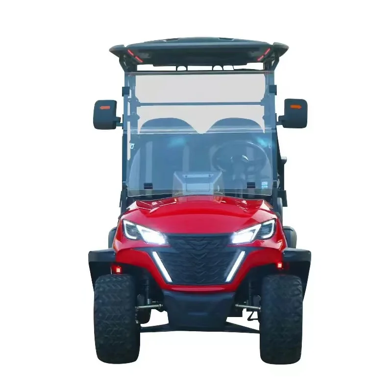 New Lithium Battery Power Electric Lifted Golf Cart Four-Whee Vehicle Street Legal Golf Carts 4 Seater Beach Buggy Golf Cart