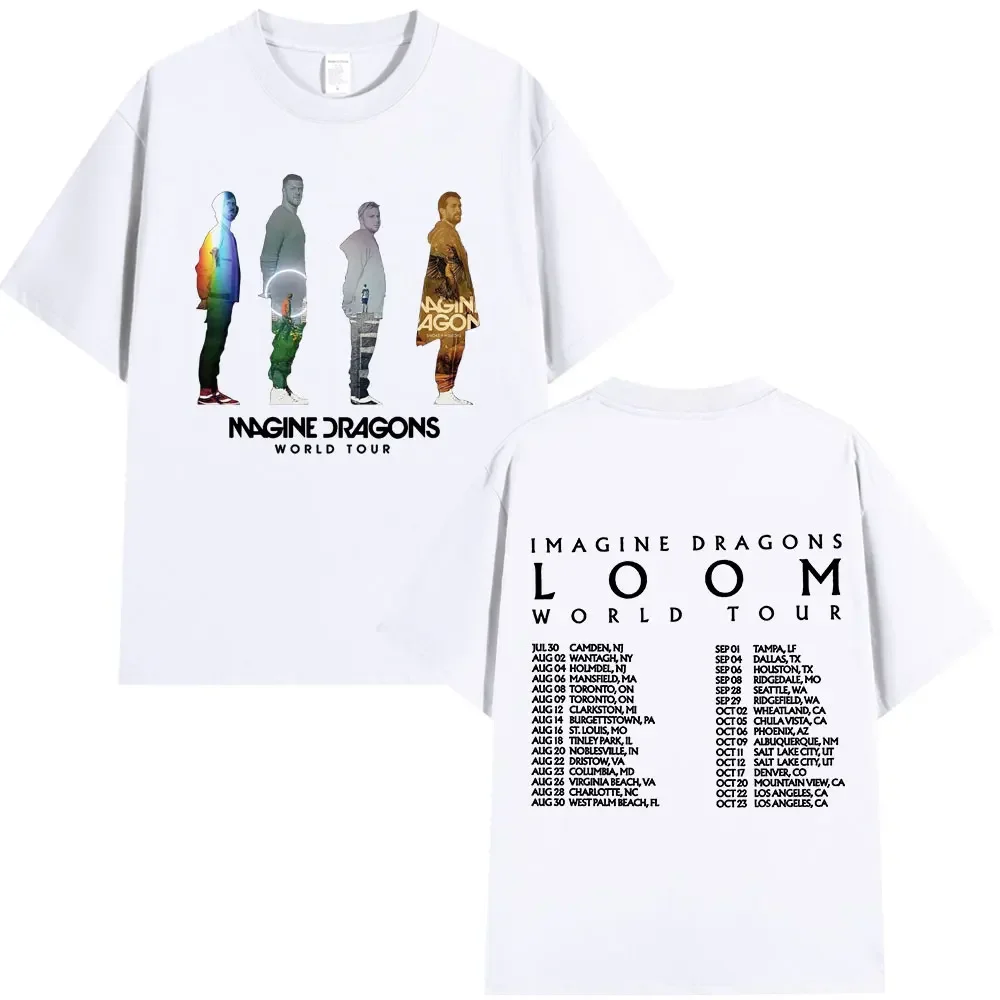 

Hip Hop Rock Band World Tour Pattern Print Summer T-shirt Fashion Trend Loose casual 100% cotton round neck short sleeve T-shirt