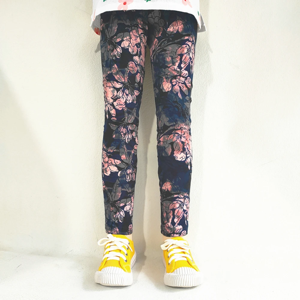 Mädchen Leggings Mode Cartoon Enge Hosen Frühling und Herbst Baby Mädchen Slim Fit Blumen Leggings Sommer Kinder Hosen – Detail 21