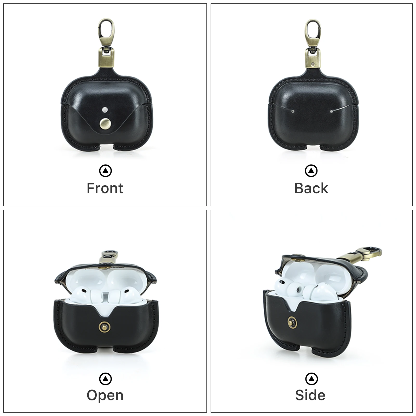 Vintage Leather Case for Airpods Pro 3 2 1 Gen Shockproof Wireless Earphone Cover For Apple Airpods Pro Headphone Accessories