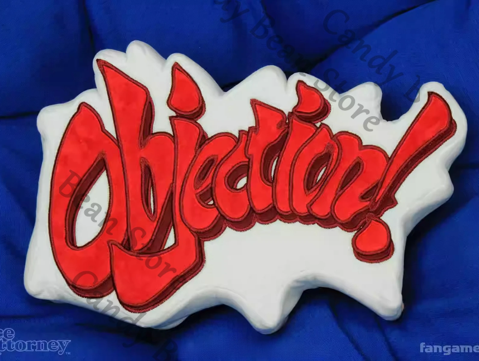 

Official Anime Ace Attorney Miles Edgeworth Phoenix Wright Cosplay Oppose Objection Throw Pillow Cartoon Back Cushion Gift