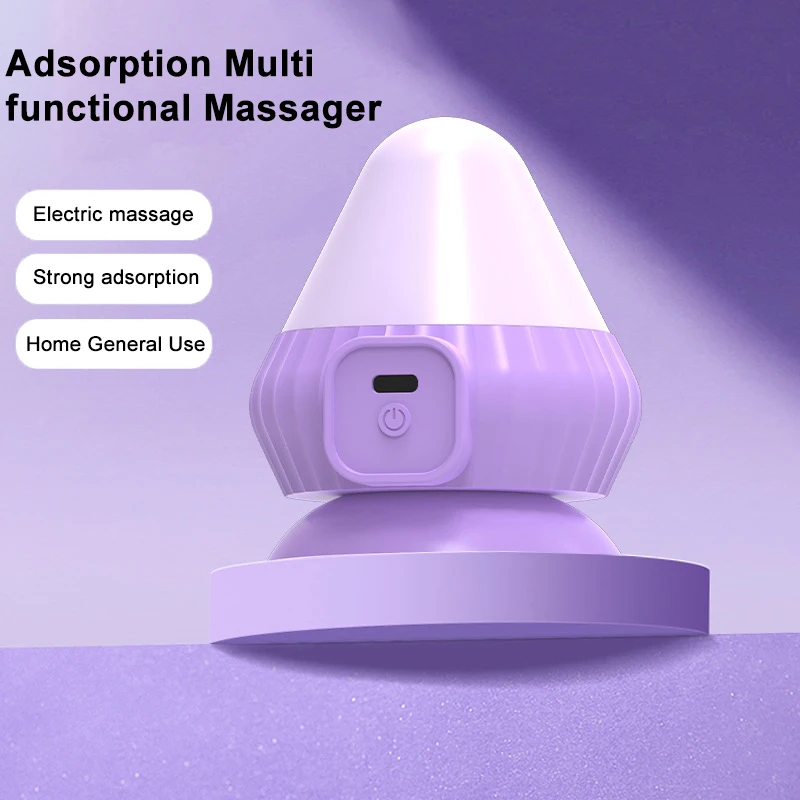 Electric Suction Cup Vibrating Fascia Massage Ball Deep Tissue for Foot Plantar Fasciitis Back Shoulder Neck Muscle Pain Relief - view 5