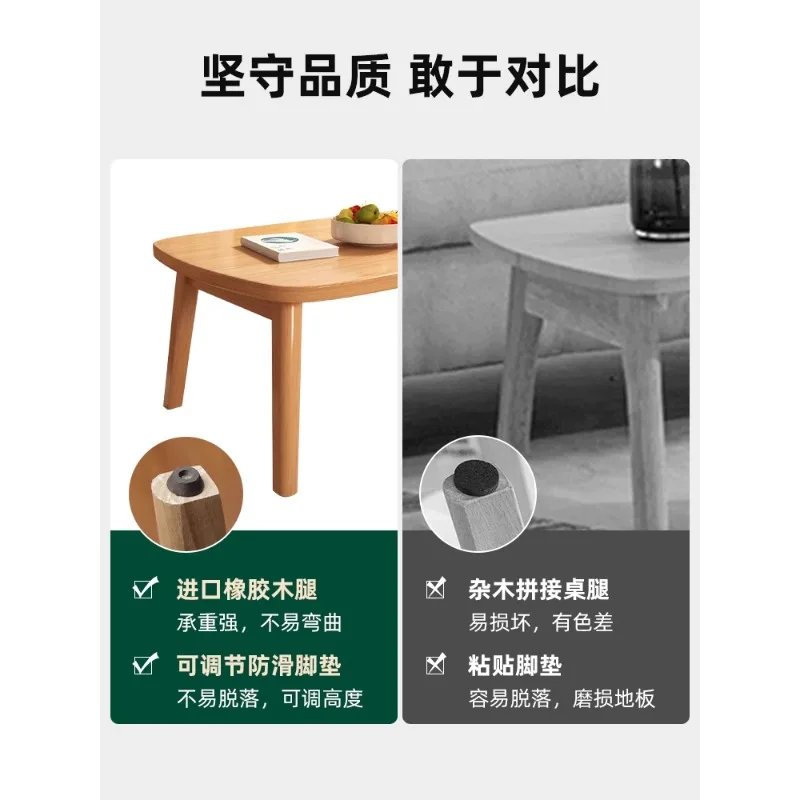 Stylish Japanese-Style Solid Wood Foldable Coffee Table: Enhance Your Small Apartment or Household's Ambiance