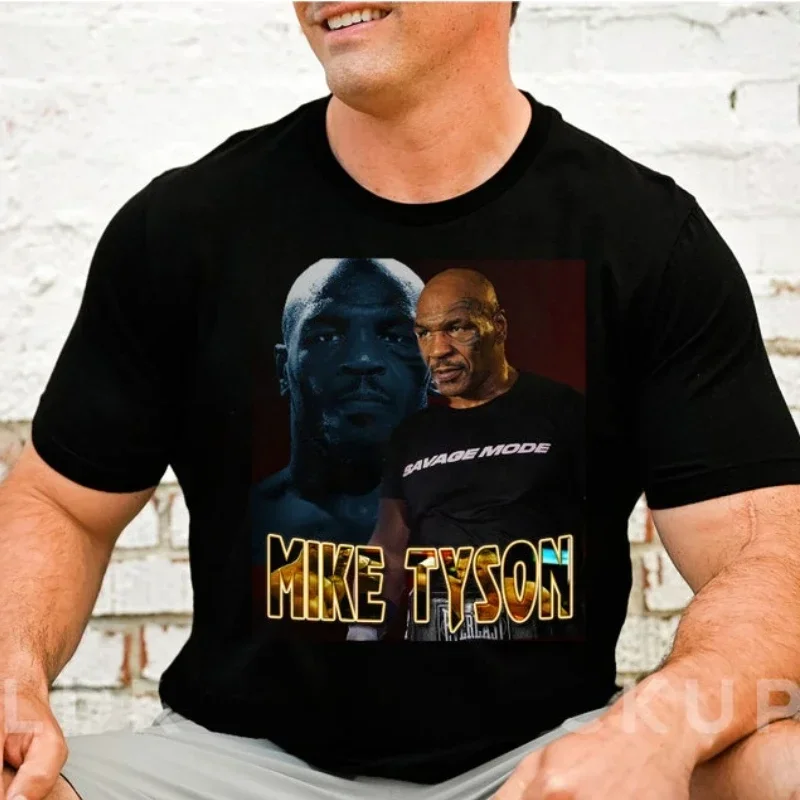 Legend Never Die. 90s Inspired Boxing Mike Tyson T-Shirt 100% Cotton O-Neck Short Sleeve Summer Casual Mens T-shirt