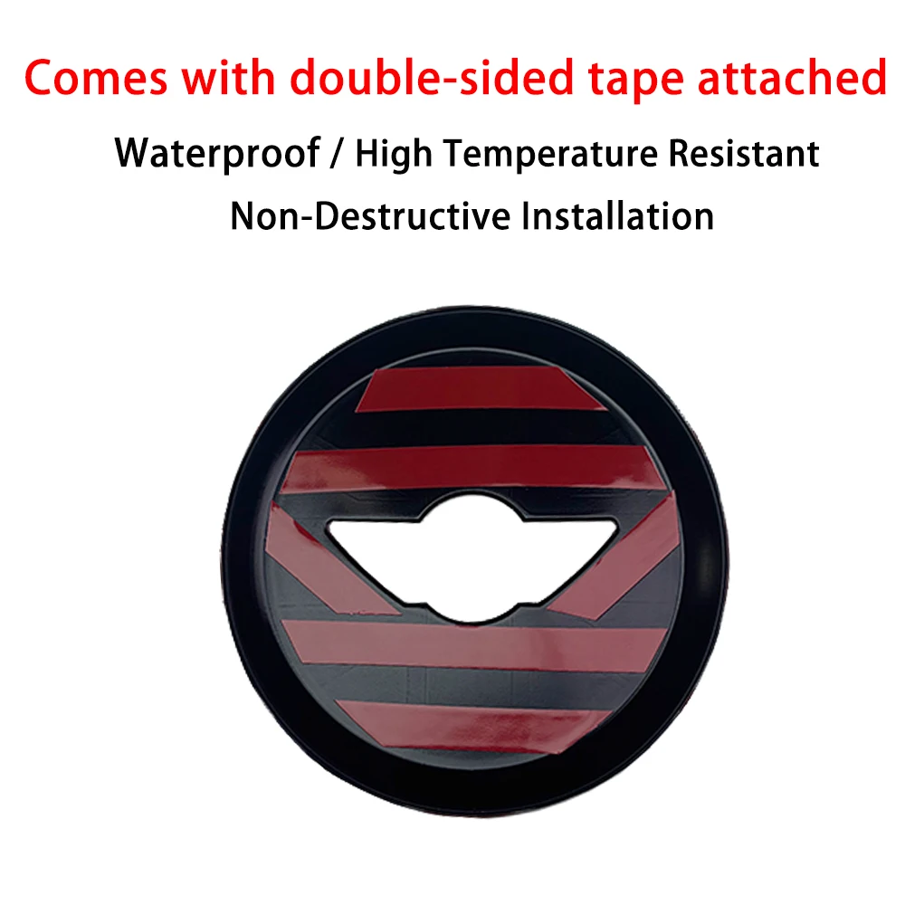 Car Steering Wheel Center Panel Cover Car Sticker For Mini Cooper R50 R52 R53 Car-Styling Interior Trim Auto Accessories