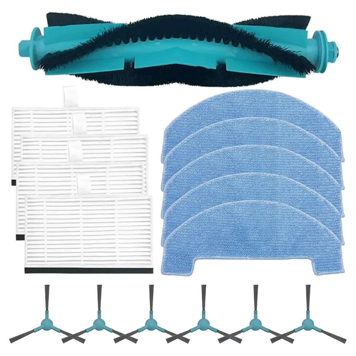 Conga 2499のメインサイドブラシ,超高度なロボット掃除機,HEPAフィルター,モップクロス,交換部品