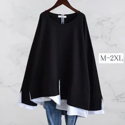 

Новинка весны, большие размеры 00 кг, женский Long Sve Slim Fit Sport irt Loose Sle, корейский дизайн, комплект из двух предметов Ci Walk Cotton ...