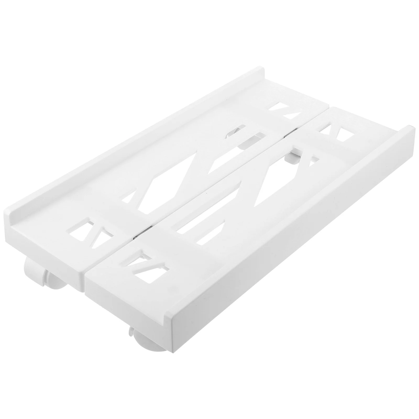 Computer Host Belüfteter Turmständer Kunststoff PC Turmständer unter dem Schreibtisch CPU-Halter Desktop-Computerwagen Rad Mobil