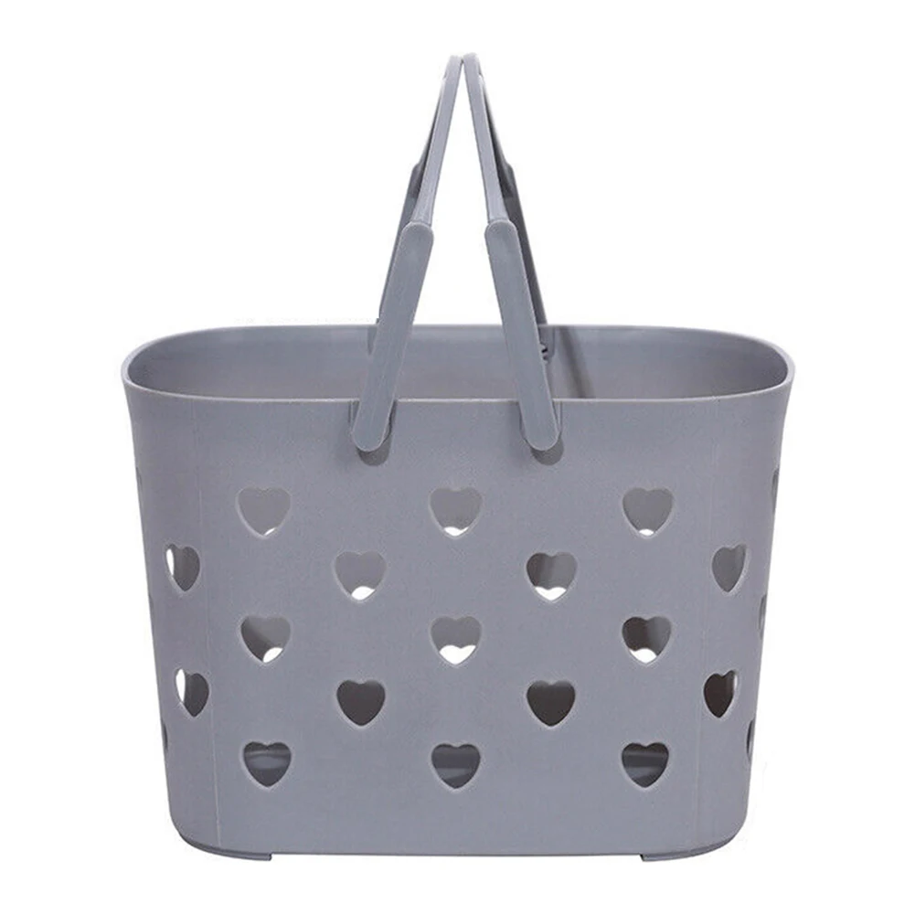 

Органайзер для ванной комнаты с ручкой, дизайнерская ручка, корзина, органайзер для ванной комнаты, органайзер для ванной комнаты, полый пластик, синий