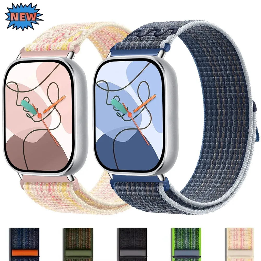 حلقة نايلون لساعة Xiaomi Band 8/9 Pro الرياضية المضفرة المريحة القابلة للتنفس وقابلة للاستبدال لساعة Redmi 6/5/4 حزام الملحقات #1