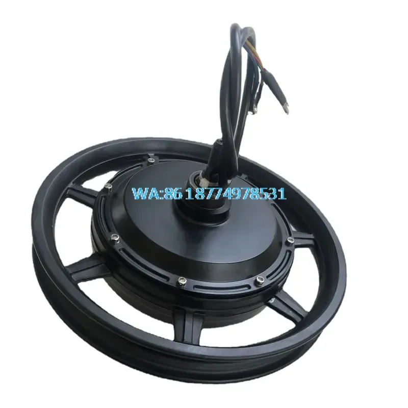 Wmwmnu for High Speed 14 Inch BLDC Hub Motor 60V 72V 3500W Hub Motor for Motorcycle