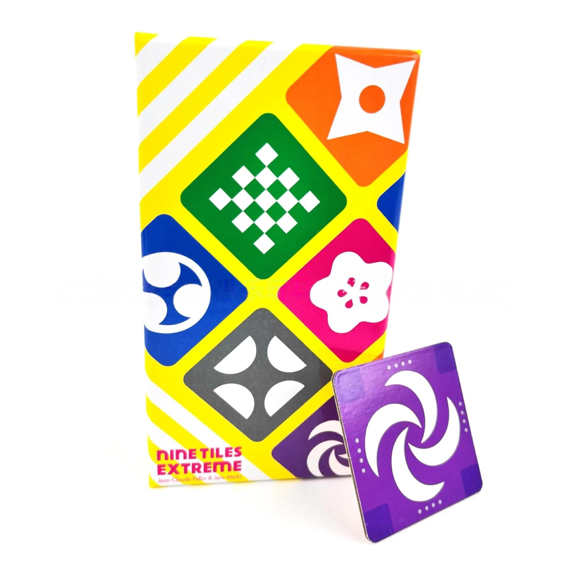 Nine Tiles Extreme Speed Puzzle Board Game for 2-4 Players Exciting 60-Second Family Challenge Perfect for Party Nights