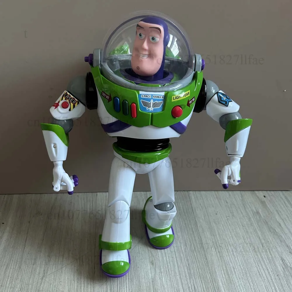 Story 3 4 Talking Buzz Action Figures Body Doll Model Toys Voice Doll Action Figures Model Toys Joint Movable Christmas Gift