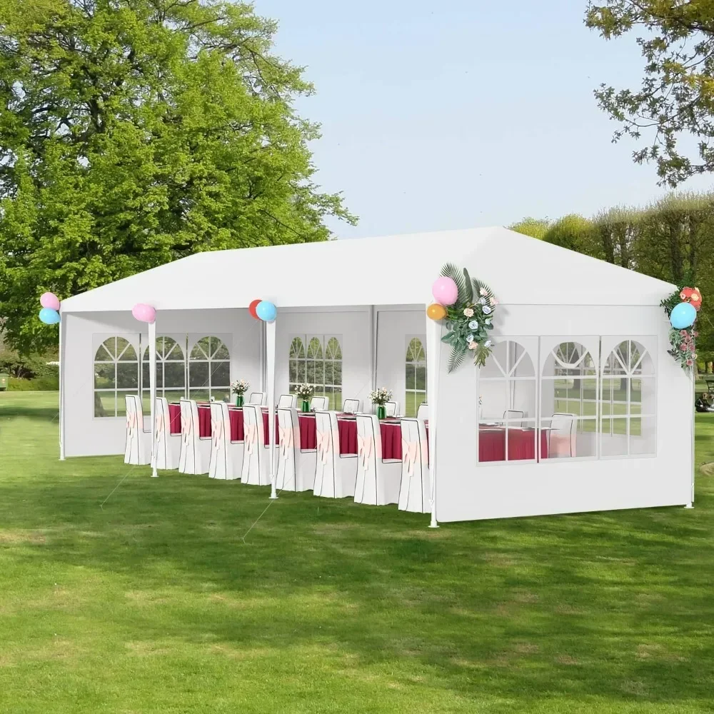 

Wedding Canopy, Tent Sturdy Pop Up Gazebo with Removable Walls Easy Assembly for Parties Wedding Event Backyard Patio, Canopy