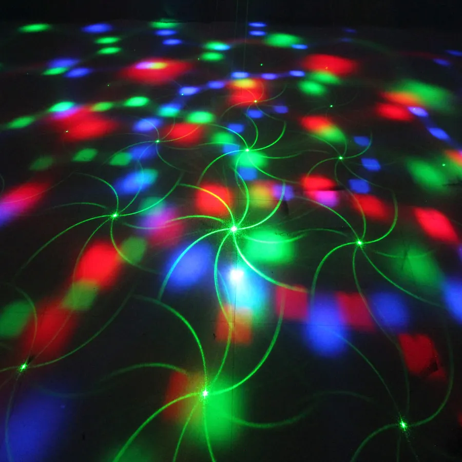 2 In 1 LED Magic Ball Party Light Disco Laser Projector 60 Patterns Birthday Bar DJ KTV Disco Decoration Stage Effect Lamp G52D4