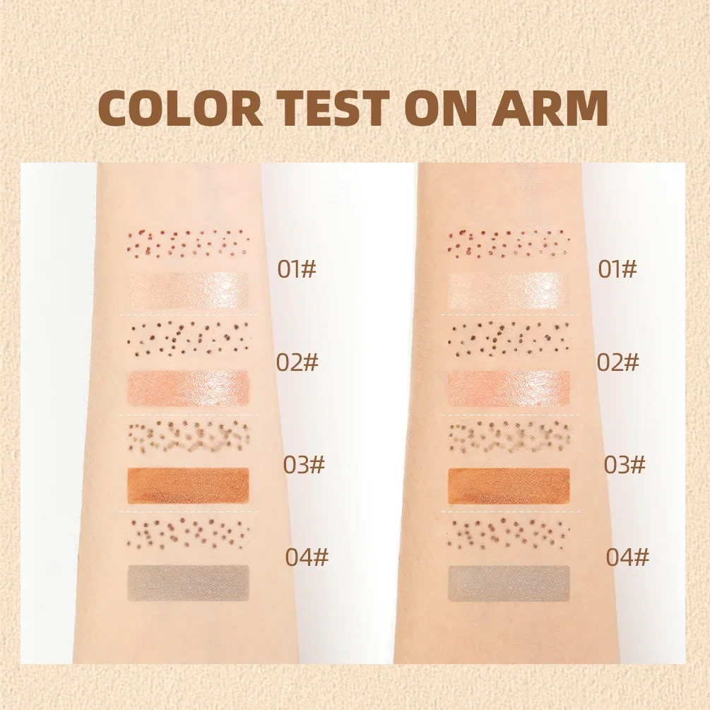 QIBEST عصا تمييز النمش برأسين التجفيف السريع مقاوم للماء السائل الطبيعي كفاف دائم محاكاة النمش ختم